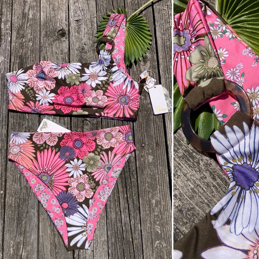 AGUA BENDITA Set - Clori Java Bikini Top & Penelope Java Bottoms - XL/L - Picture 2 of 16